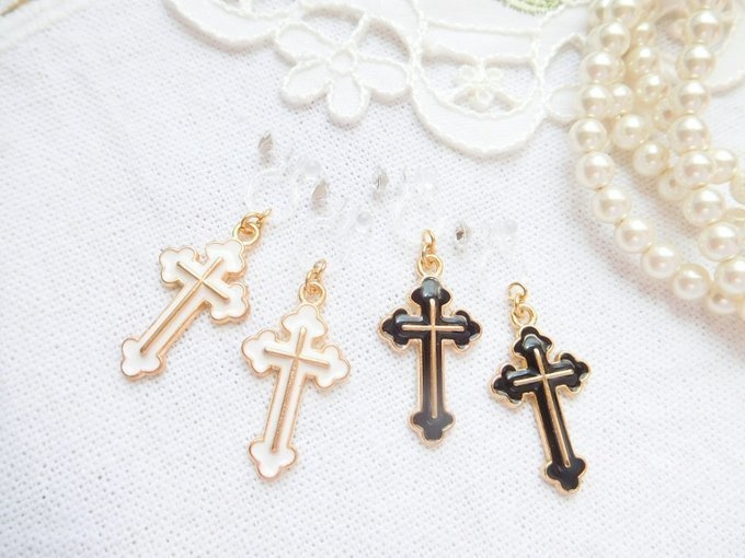 エポクロスチャームのドール用ノンホールピアス