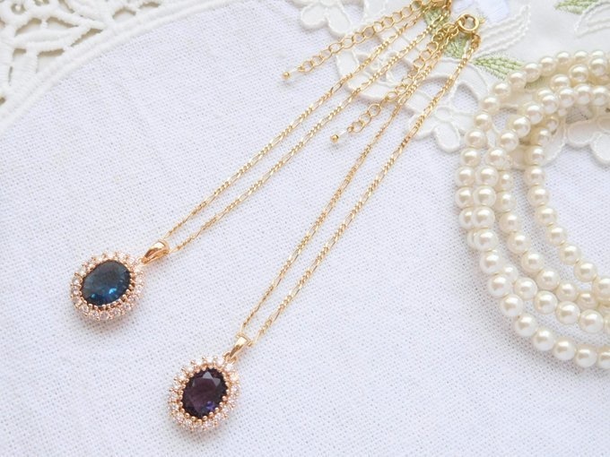 オーバルフレームジュエルのドール用ネックレス②