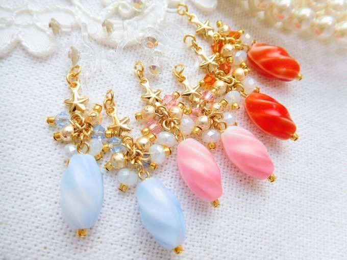 CZツイストナツメしゃらんらドール用ノンホールピアス