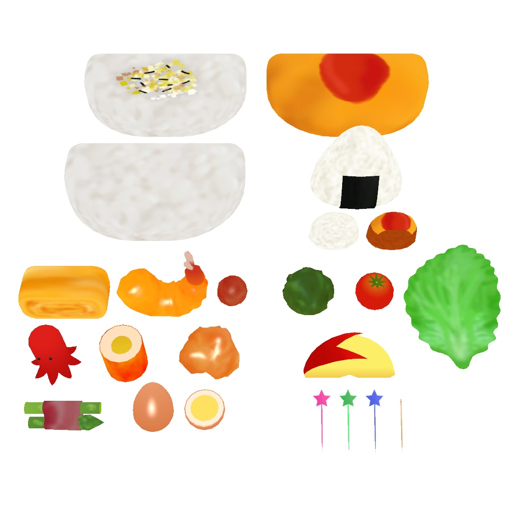 ランチボックス(VRCSDK2・SDK3向けギミック付き)