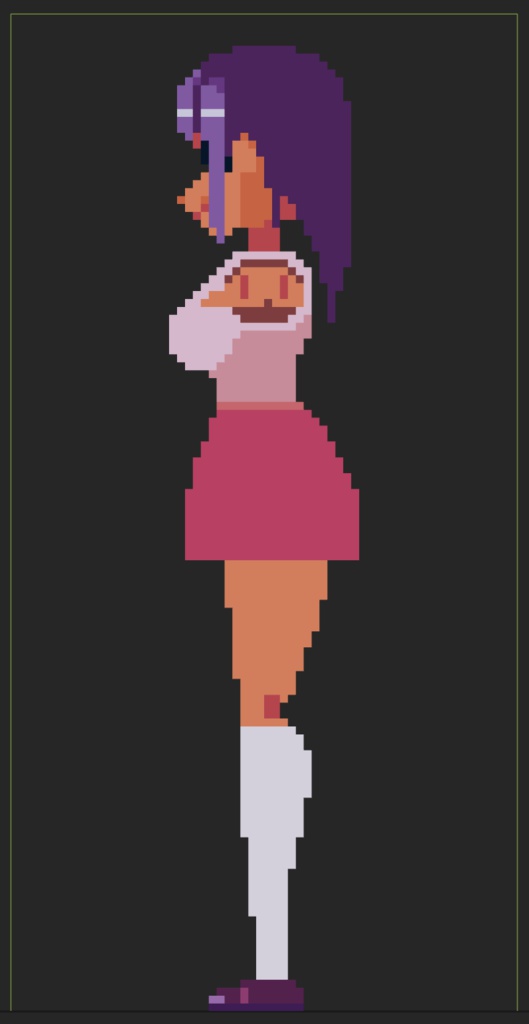 【更新終了】ボクセルヒューマノイド素体(.vox)宇留間わかば【無料】