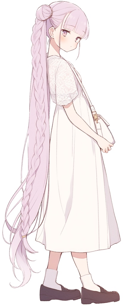 全身立ち絵素材 ワンピースの女の子