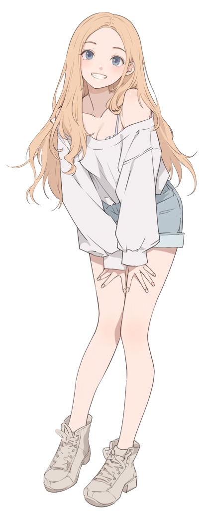 全身立ち絵素材 ギャルちゃん