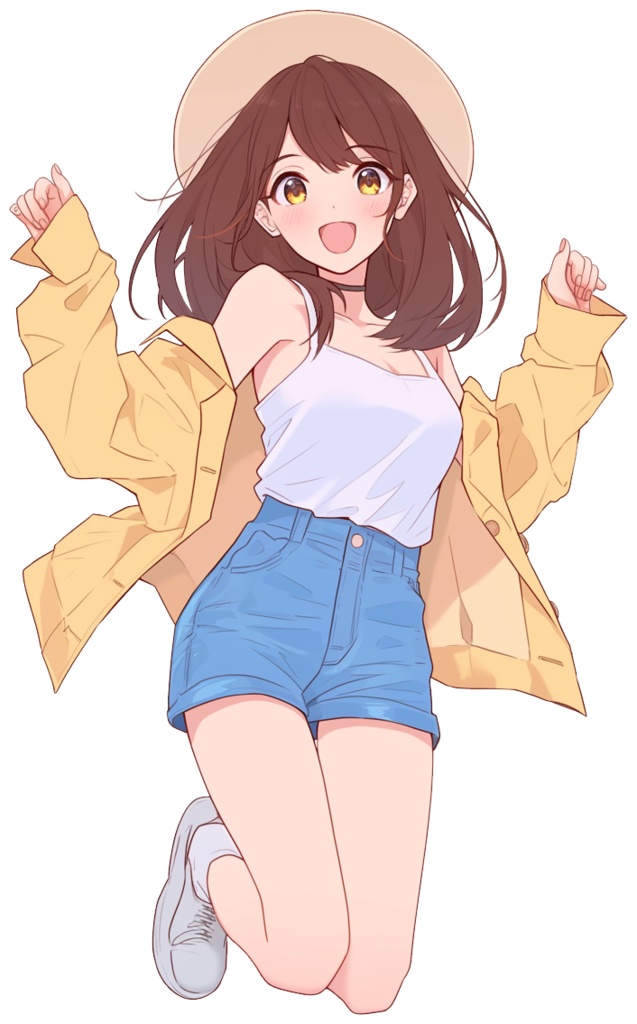 全身立ち絵素材 元気っ子