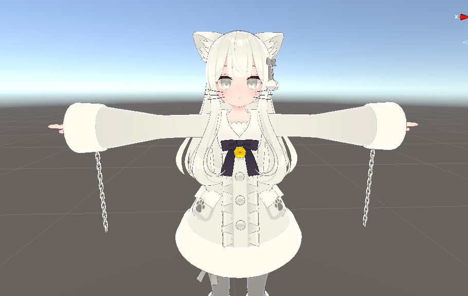 Vrchat Neck Rope Arm/Neck Chain For VRChat avatar 《FREE》 - joeypixel - BOOTH