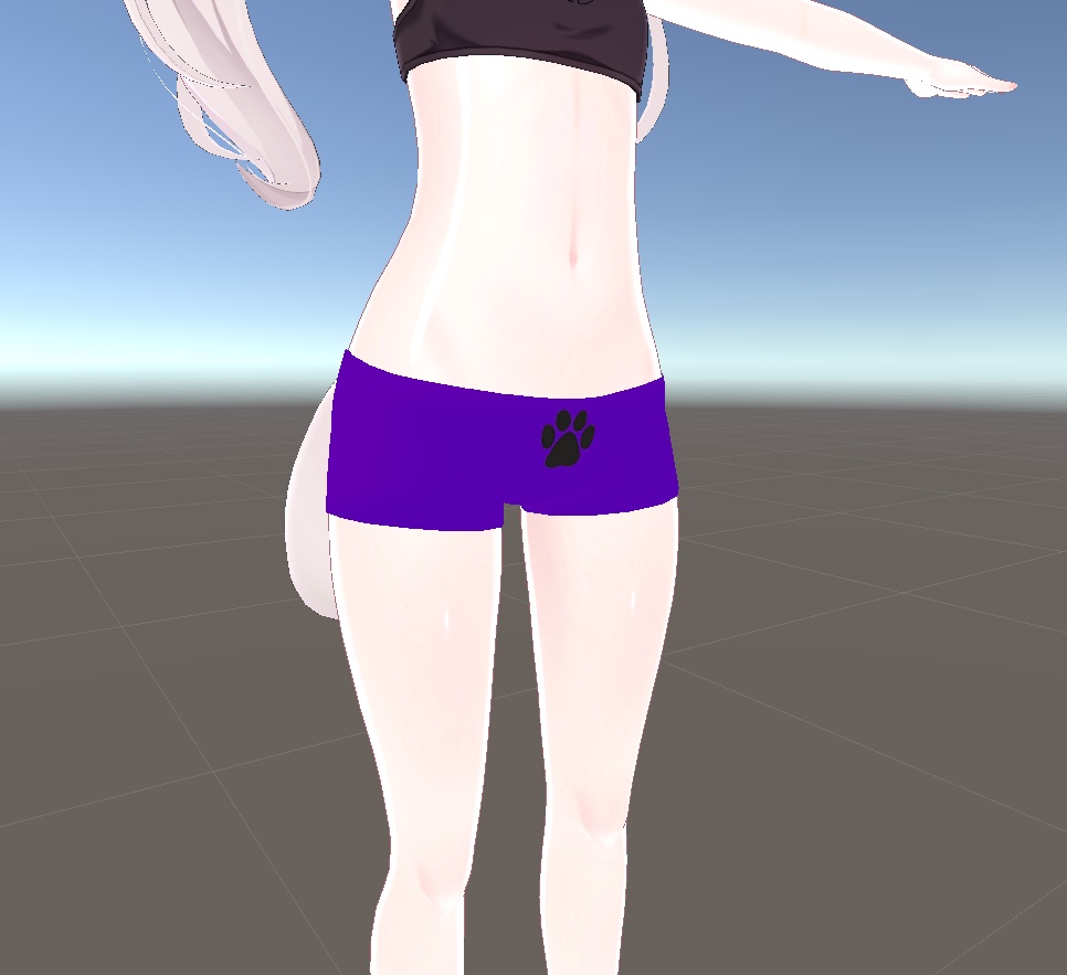 Karin simple underwear [Vrchat model asset]