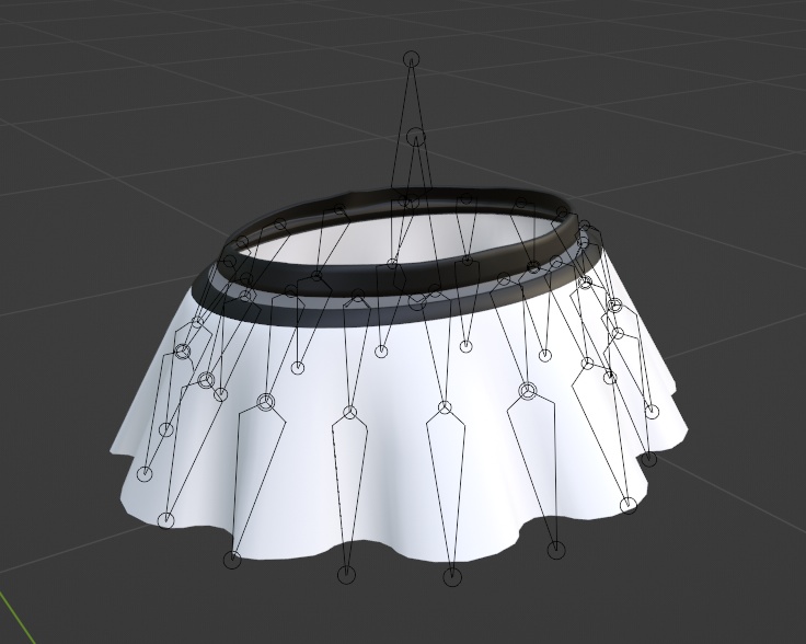 Small skirt for Karin (VRC avatar)