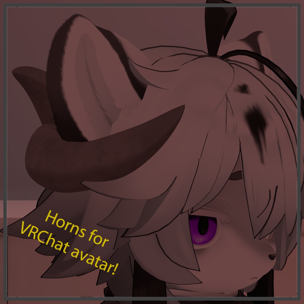 Horns for VRChat avatar-VRChatアバター用ホーン 《FREE》
