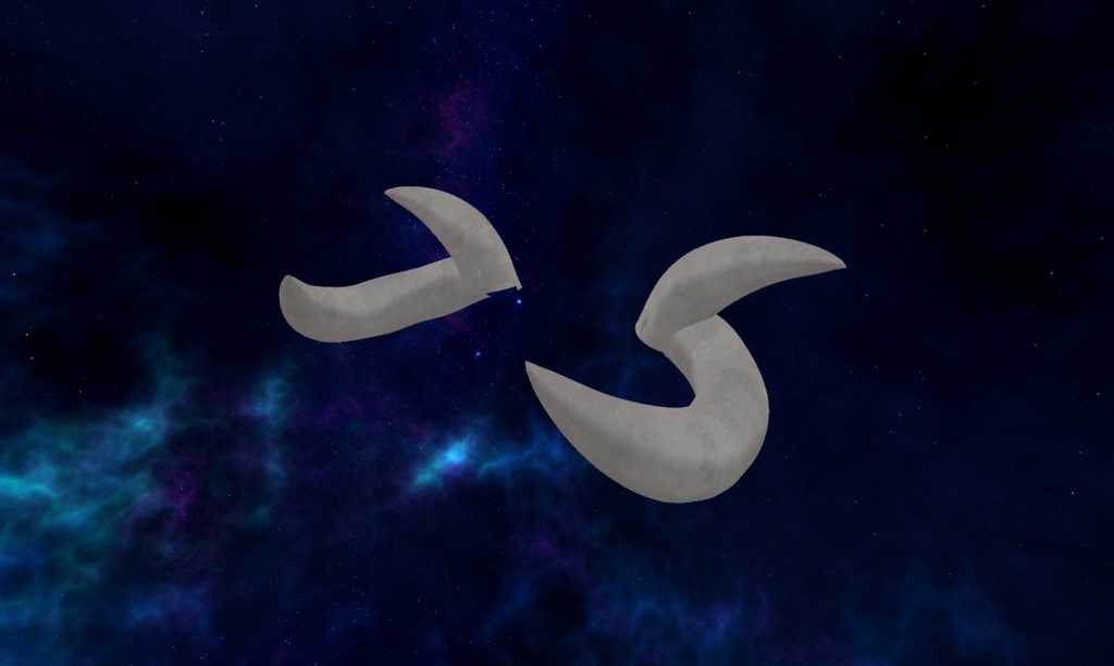 Horns for VRChat avatar-VRChatアバター用ホーン 《FREE》