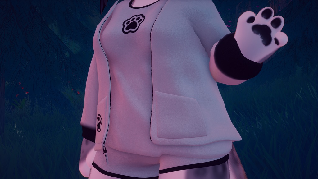 Hoodie/Shorts for Haishima-灰島用パーカー/ショートパンツ 《FREE》