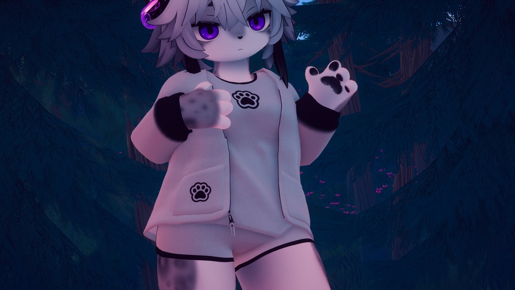 Hoodie/Shorts for Haishima-灰島用パーカー/ショートパンツ 《FREE》