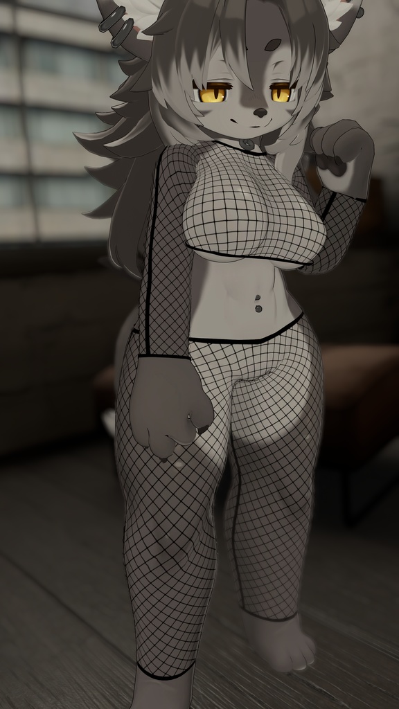 Zil S Fishnet outfit - ジルSフィッシュネット衣装 《FREE》