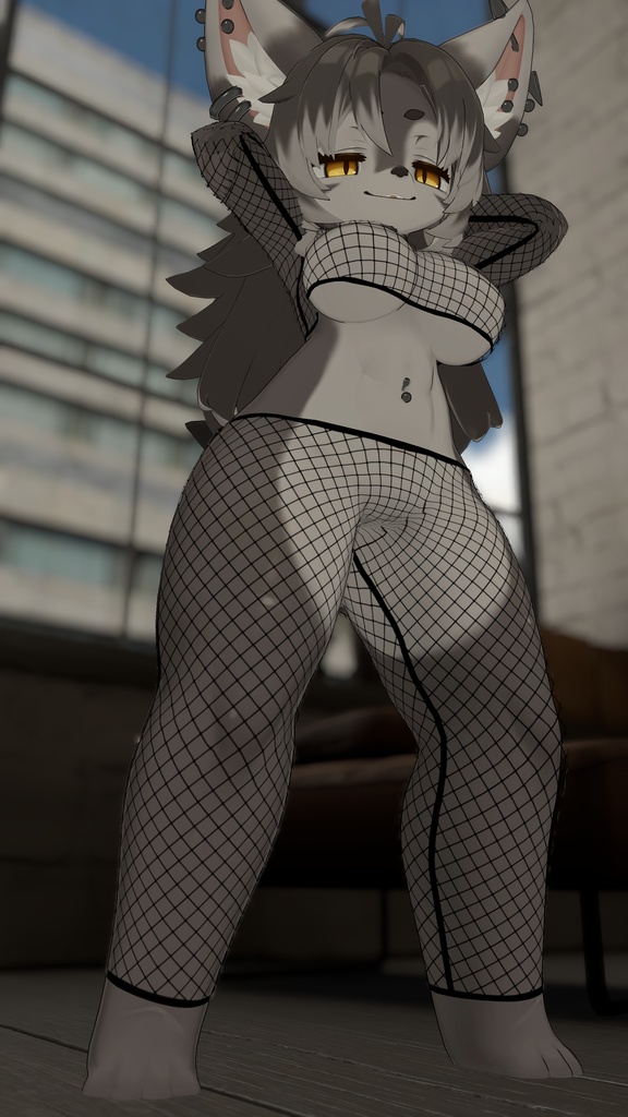 Zil S Fishnet outfit - ジルSフィッシュネット衣装 《FREE》