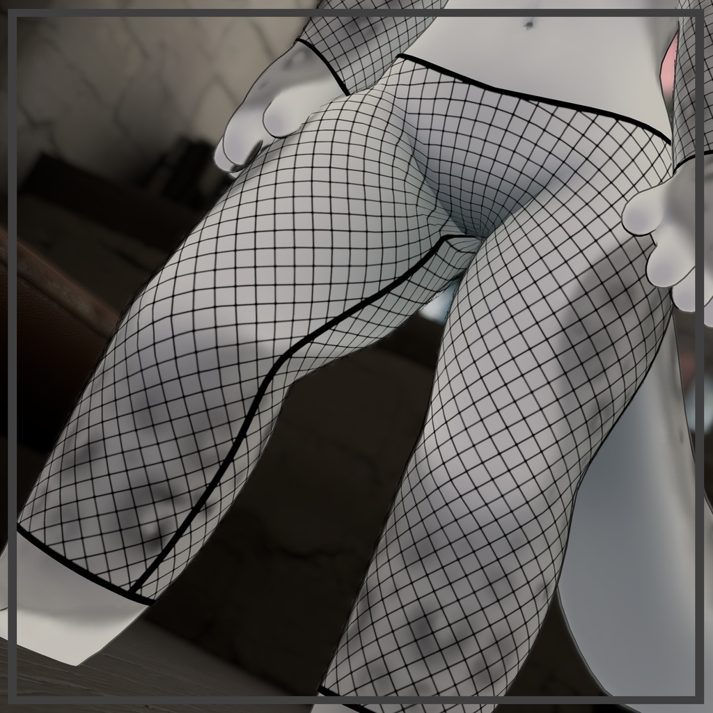 Haishima fishnet outfit - 灰島の網タイツ 《FREE》