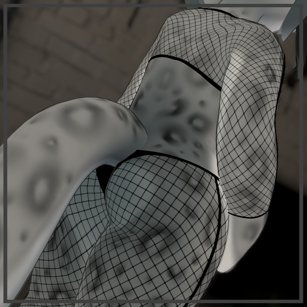 Haishima fishnet outfit - 灰島の網タイツ 《FREE》