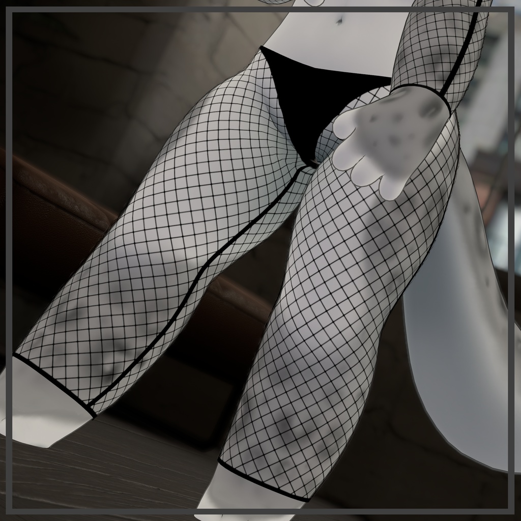 Haishima fishnet outfit - 灰島の網タイツ 《FREE》