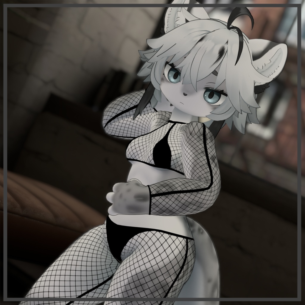 Haishima fishnet outfit - 灰島の網タイツ 《FREE》