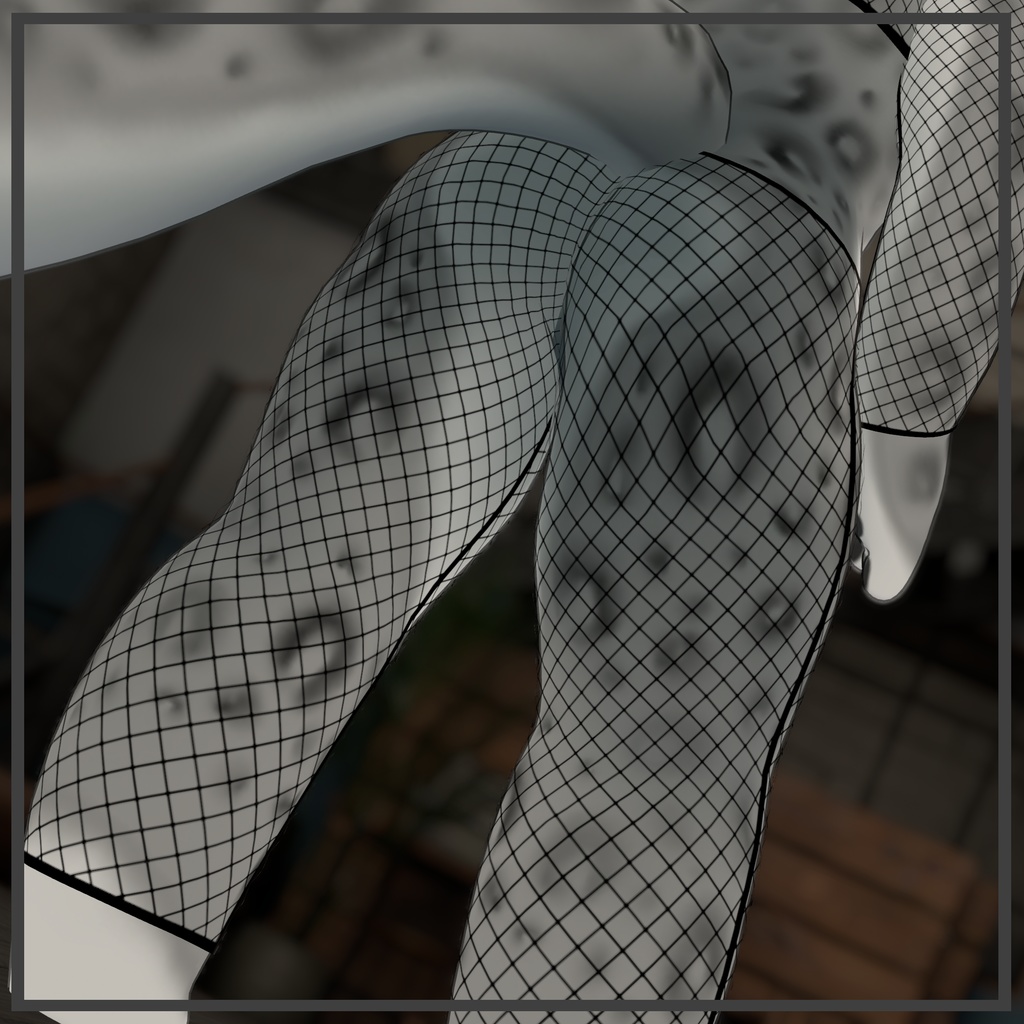 Haishima fishnet outfit - 灰島の網タイツ 《FREE》