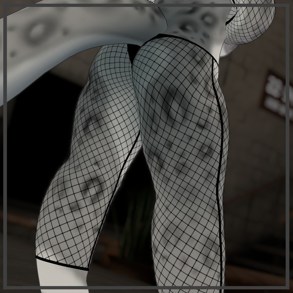 Haishima fishnet outfit - 灰島の網タイツ 《FREE》