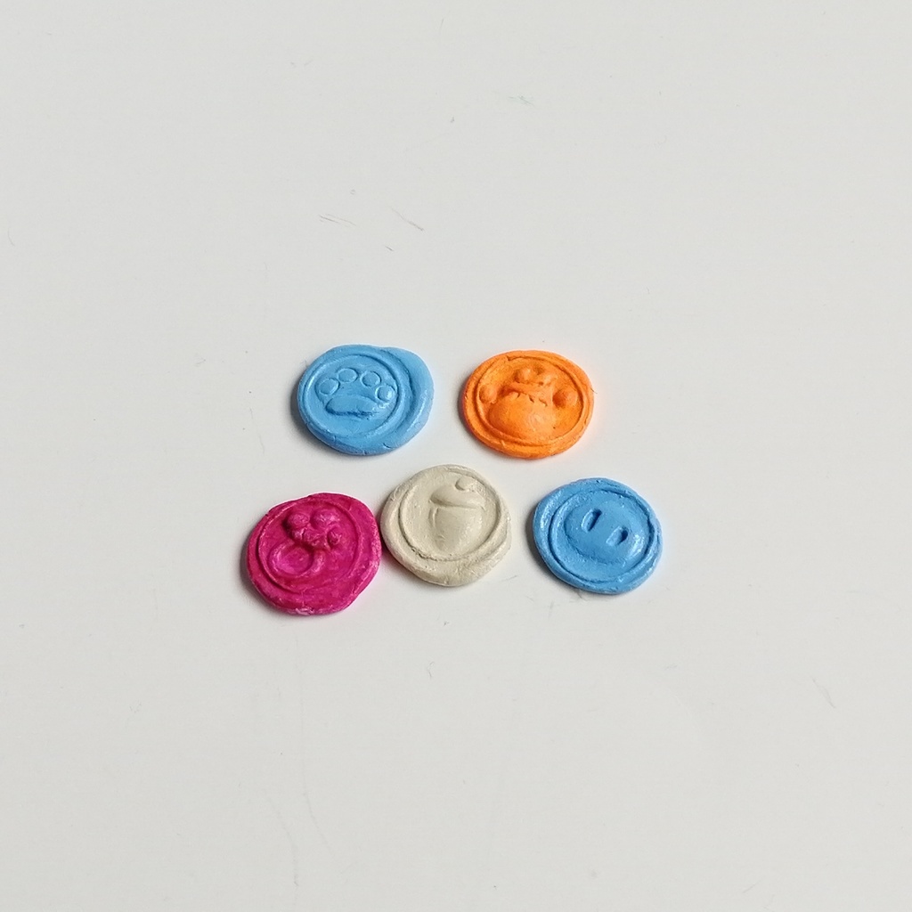 蒐集家コレクション・クラシック 色彩/シーリングスタンプ風シール