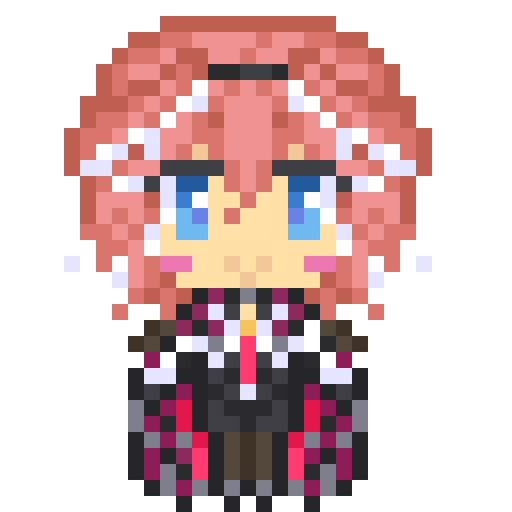 【非公式】鷹嶺ルイ　ドット絵アクリルスタンド