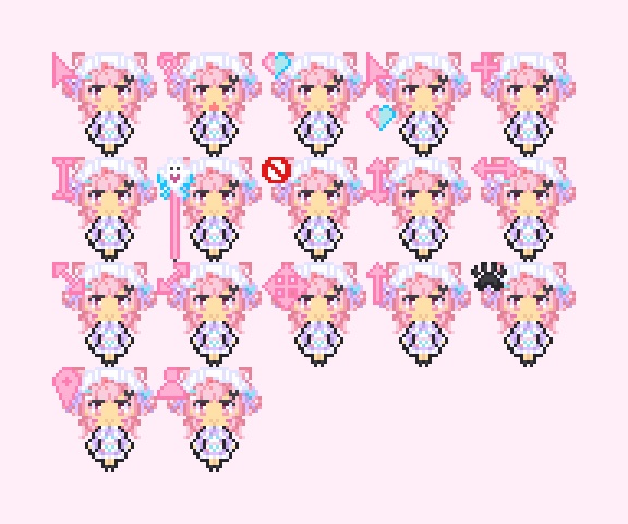 和メイドさくたん　マウスカーソル
