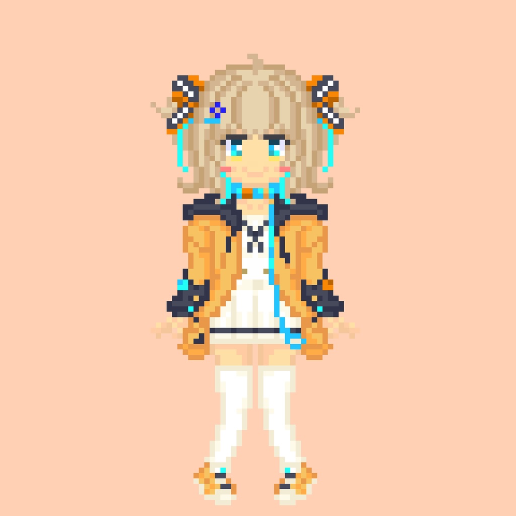 【受注生産】天晴ひなた　ドット絵アクリルスタンド（非公式）