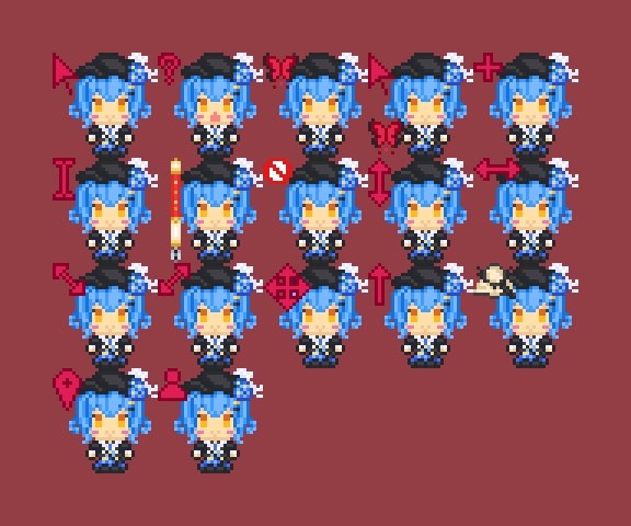 橘シェリー　マウスカーソル