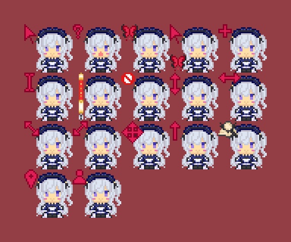 夏目アンアン　マウスカーソル