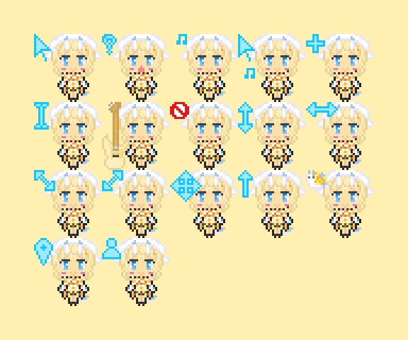 蝸堂みかる　マウスカーソル