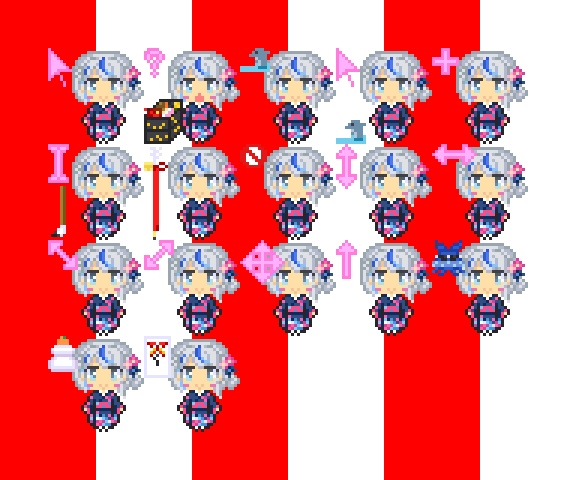 晴れ着ルカちゃん　マウスカーソル