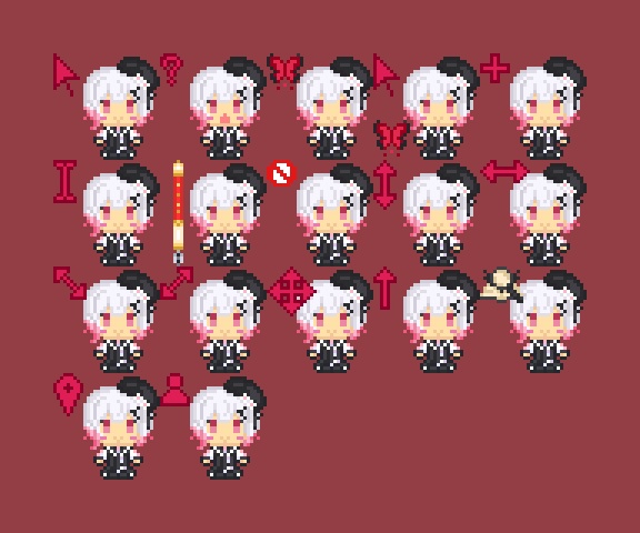 桜羽エマ　マウスカーソル