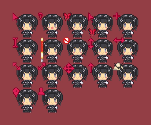 黒部ナノカ　マウスカーソル