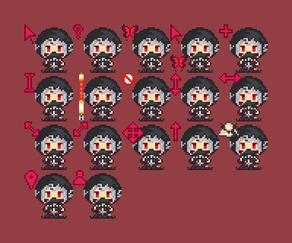 紫藤アリサ　マウスカーソル