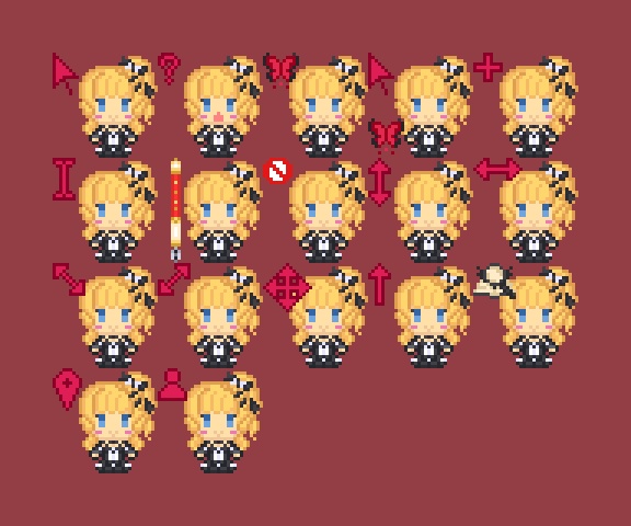 佐伯ミリア　マウスカーソル