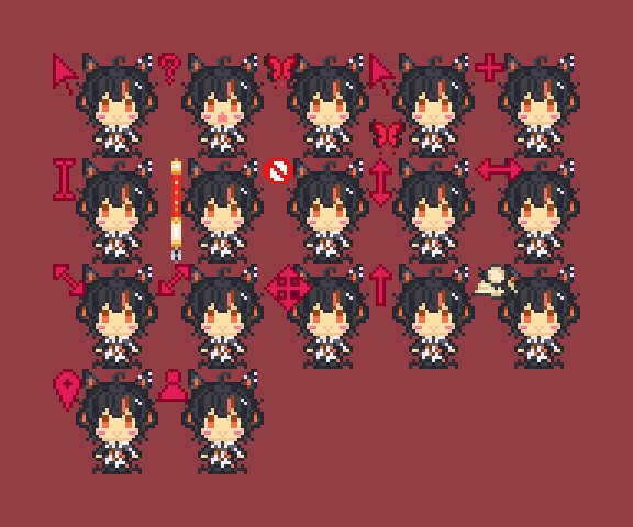 沢渡ココ　マウスカーソル