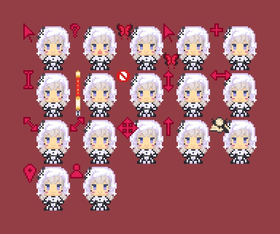 氷上メルル　マウスカーソル