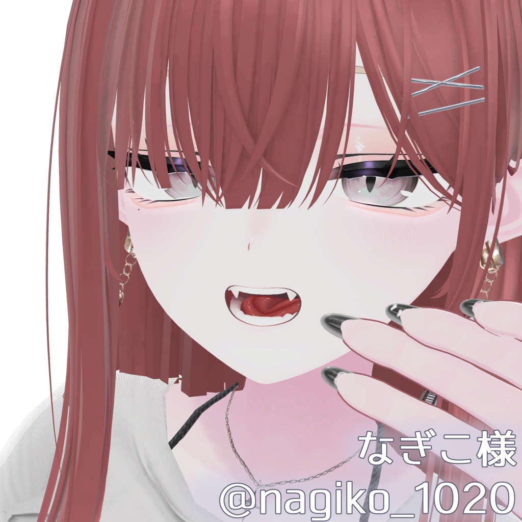 【Shinano】Simple Make up Texture + Face Blendshape + 表情アニメーション !!