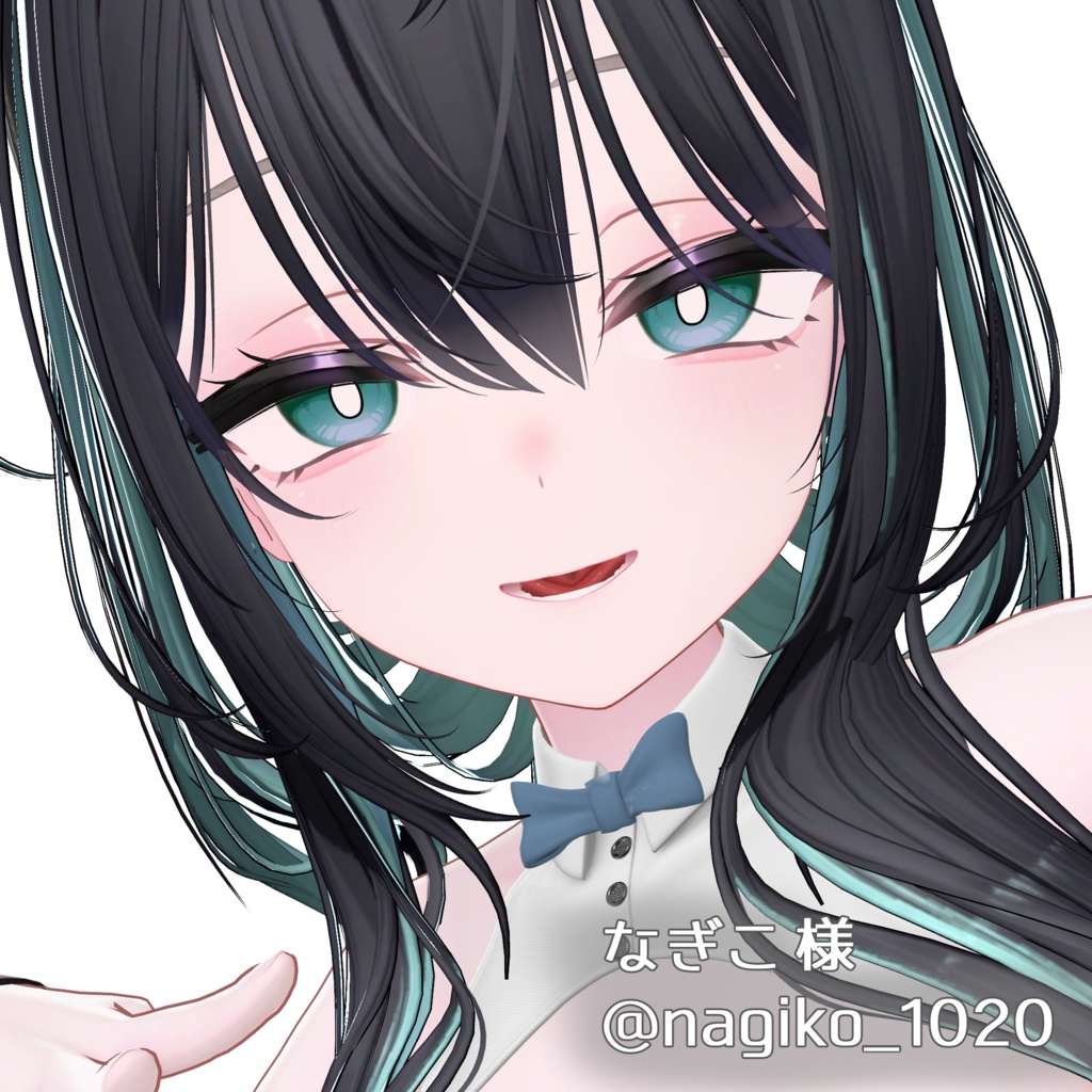 【Milltina】Simple Make up Texture + Face Blendshape + 表情アニメーション !!