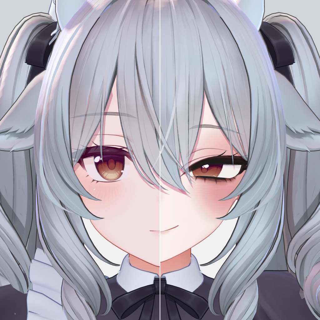 【Milltina】Ashen Make up Texture + Face Blendshape