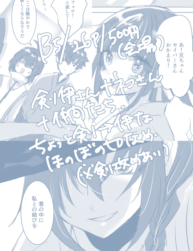 【FateSRスパコミ新刊セット】剣伊本+にゃんこアクキー