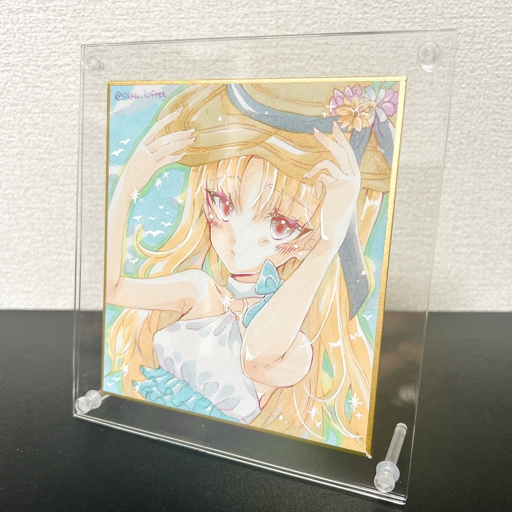 【額装アナログ色紙】FGO 水着エレシュキガル