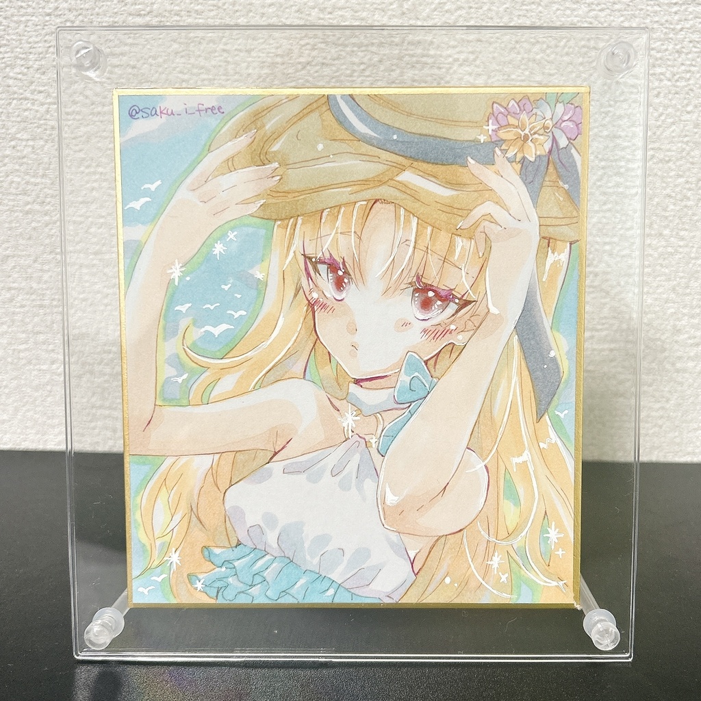 【額装アナログ色紙】FGO 水着エレシュキガル