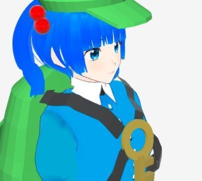 cluster用アバター 東方project 河城にとり VRMファイル