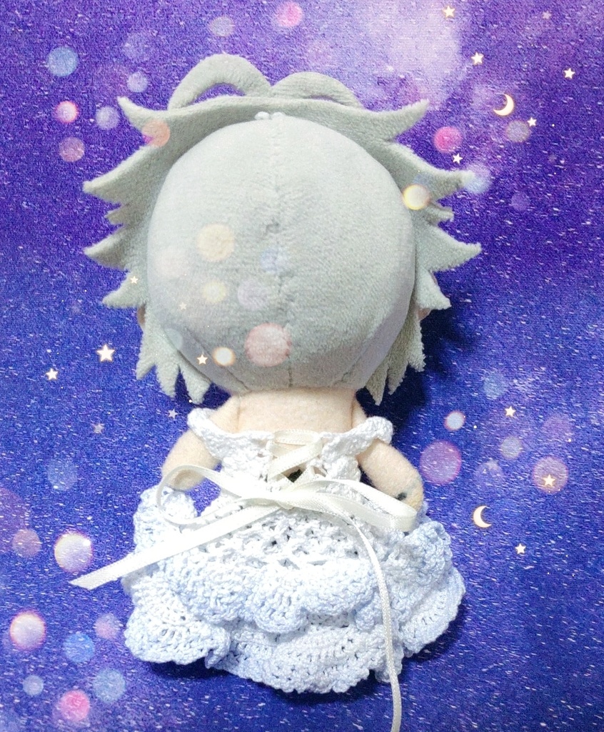 【受注】手編みレースウエディングドレスセット