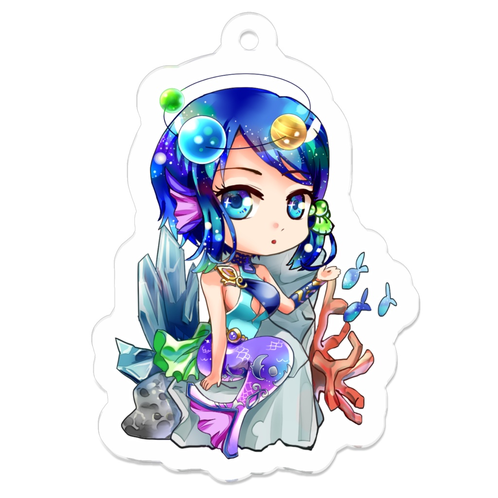 コスモ人魚アクリルキーホルダー