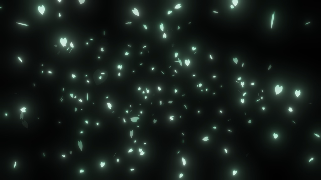 【動画・動画素材】桜吹雪(ループ可)-flurry of falling cherry blossoms-