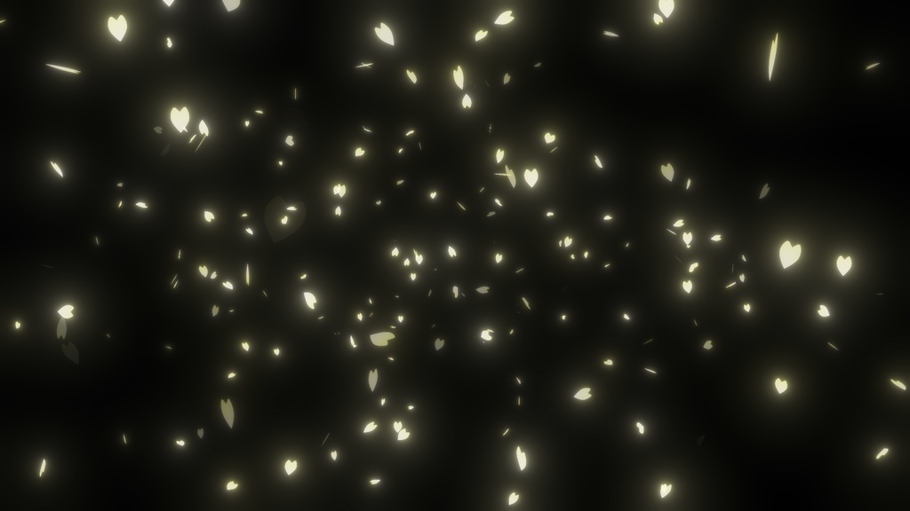 【動画・動画素材】桜吹雪(ループ可)-flurry of falling cherry blossoms-