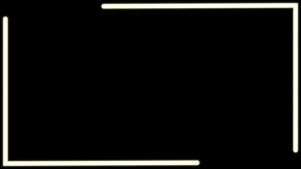 【動画素材】光る線フレーム -Glowing line frame-