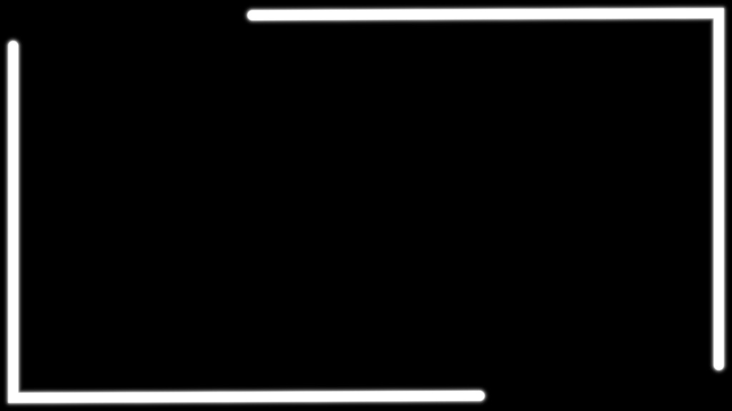 【動画素材】光る線フレーム -Glowing line frame-